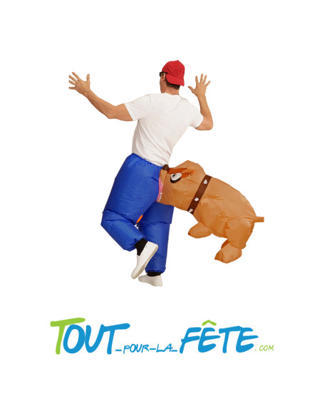 Costume auto gonflable chien