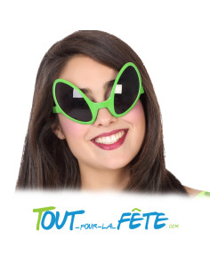 Paire de lunettes d'alien - extraterrestre vertes taille... 2