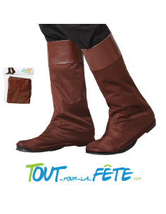 Couvre botte pirate marron 2
