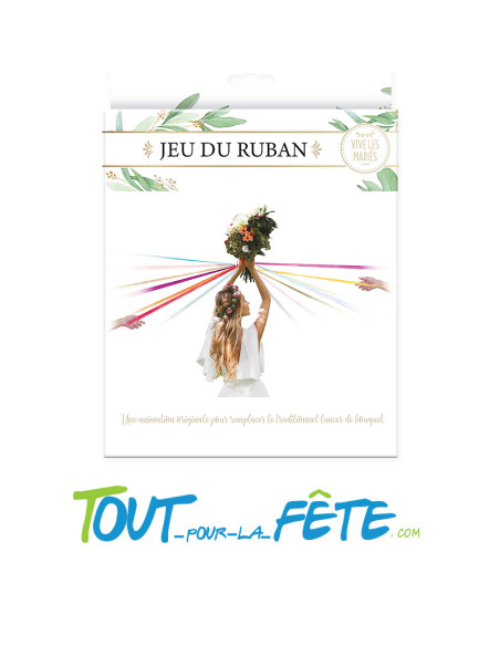 Jeu ou ronde des rubans lancer de bouquet poétiques