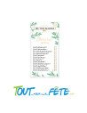 Jeu des Mariés 6 cartes mariage