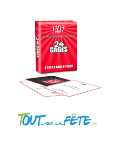 Jeu de cartes 24 gages EVG