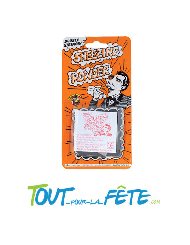 Poudre à Eternuer farce et atrappe