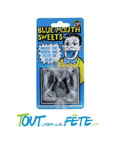 Bonbons tache langue bleu