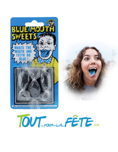 Bonbons tache langue bleu 2