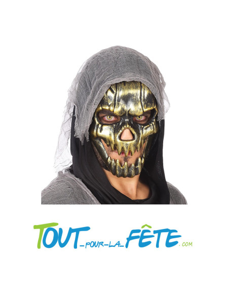 Masque crane doré