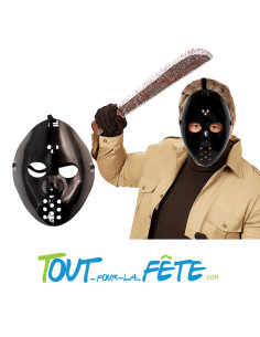 Masque de hockey noir 2