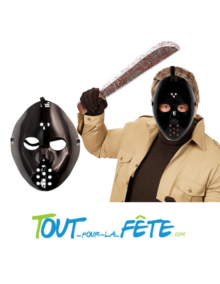 Masque de hockey noir