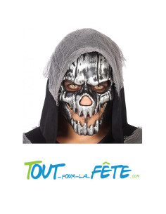 Masque crane argent