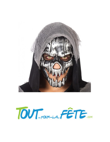 Masque crane argent