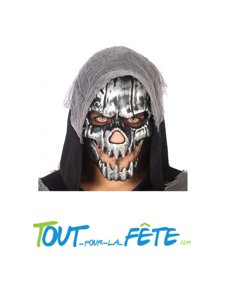 Masque crane argent