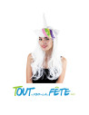 Perruque de Licorne corne et oreilles femme