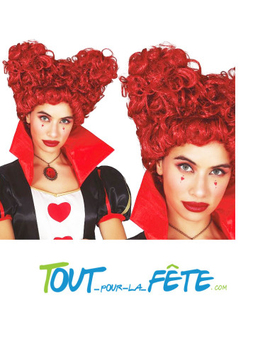 Perruque reine de cœur Femme