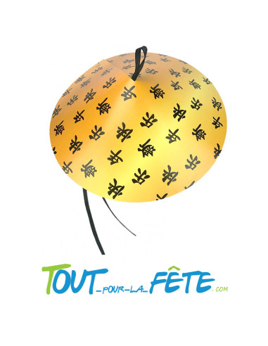 Chapeau chinois effet or