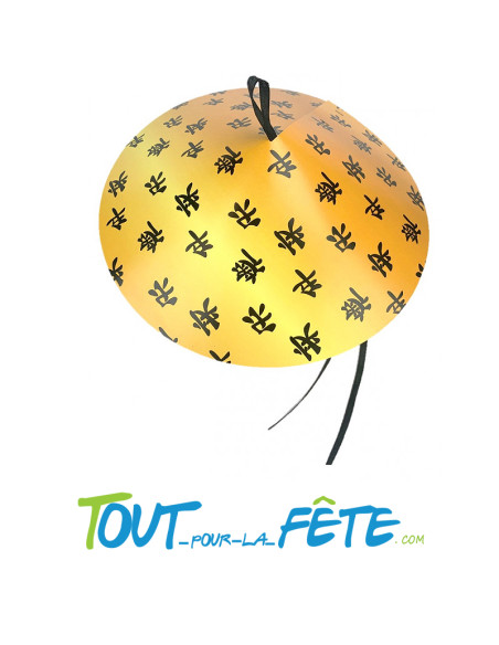 Chapeau chinois effet or
