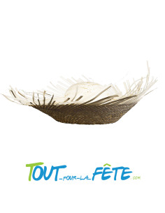 Chapeau en paille Hawaïen - beige 2