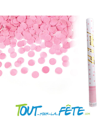 Canon a confettis géant de 60cm Reveal Gender