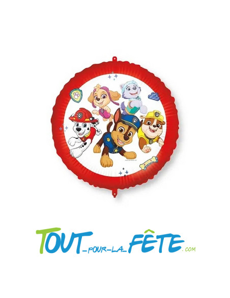 Ballon aluminium La Pat Patrouille 46cm