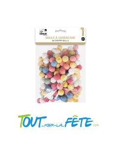 Lot de 200 boules à sarbacane multicolore 2