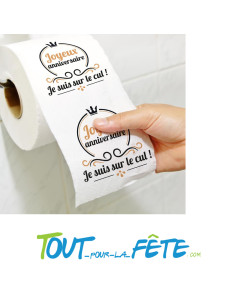 Rouleau papier toilette joyeux anniversaire 2
