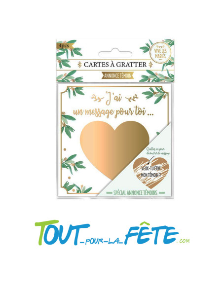 Cartes à Gratter Spécial Témoins