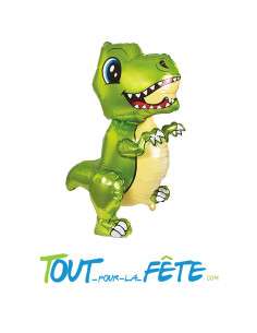 Ballon aluminium T-Rex articulé 62 cm