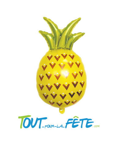 Ballon aluminium Ananas 80 cm