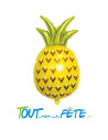 Ballon aluminium Ananas 80 cm
