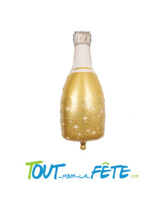 Ballon aluminium bouteille de champagne 76cm