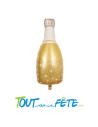 Ballon aluminium bouteille de champagne 76cm