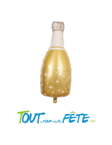 Ballon aluminium bouteille de champagne 76cm