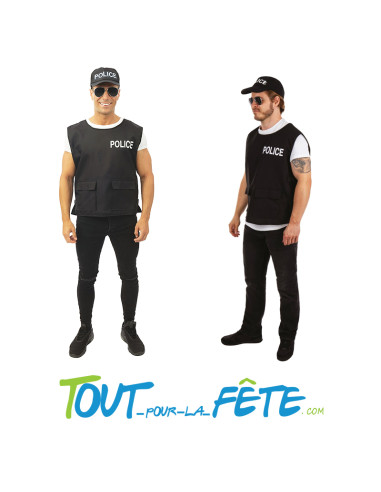 Déguisement de policier adulte taille unique