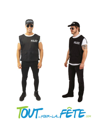 Déguisement de policier adulte taille unique