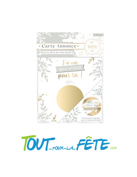 Carte Annonce MARRAINE