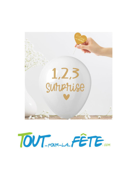 Carte Ballon Annonce "Parrain/Marraine"