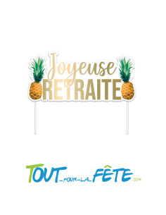 Top gâteau joyeuse retraite