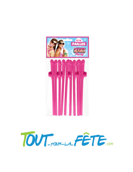 Paille Zizi 10 pièces