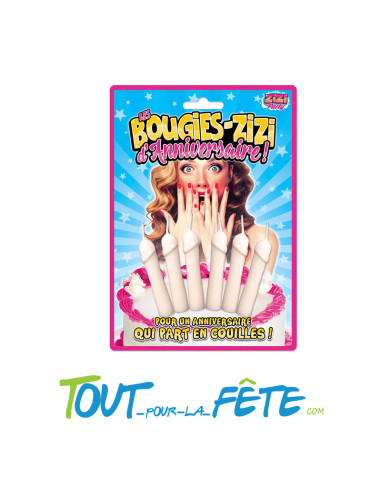 Bougies Zizi Accessoires coquin, drôle, sexy, humour