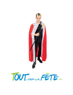 Déguisement cape de roi adulte taille unique
