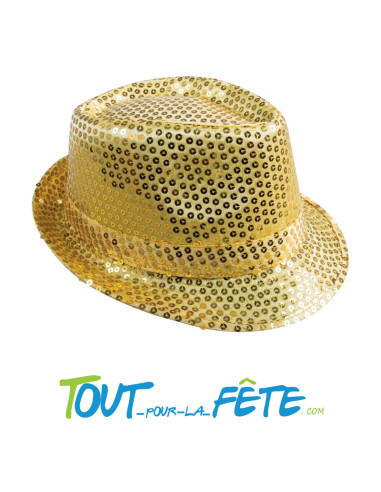 Chapeau borsalino a sequin
