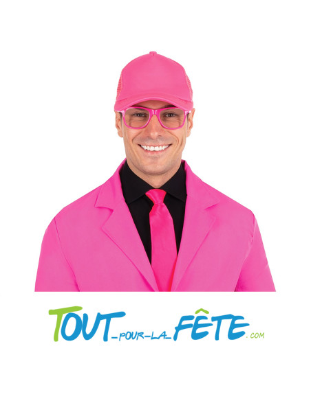 Casquette rose fluorescent taille réglable