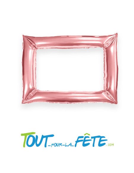 cadre gonflable métallique rose gold