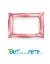 cadre gonflable métallique rose gold