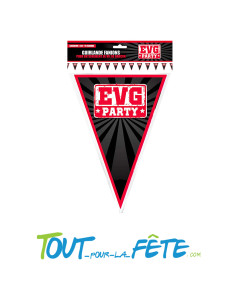Guirlande Fanion EVG 6 mètres 16 fanions 2