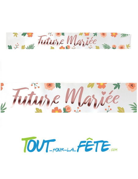 Écharpe de la future mariée