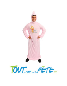 Déguisement Super Capote Rose Taille Unique