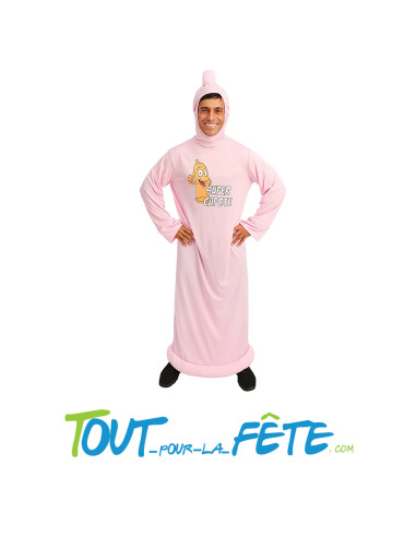 Déguisement Super Capote Rose Taille Unique