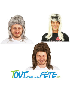 Perruque Mulet Année 80 Homme