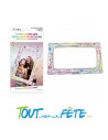 cadre gonflable métallique multicolore photobooth