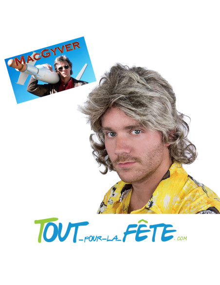 Perruque Mac Gyver Homme